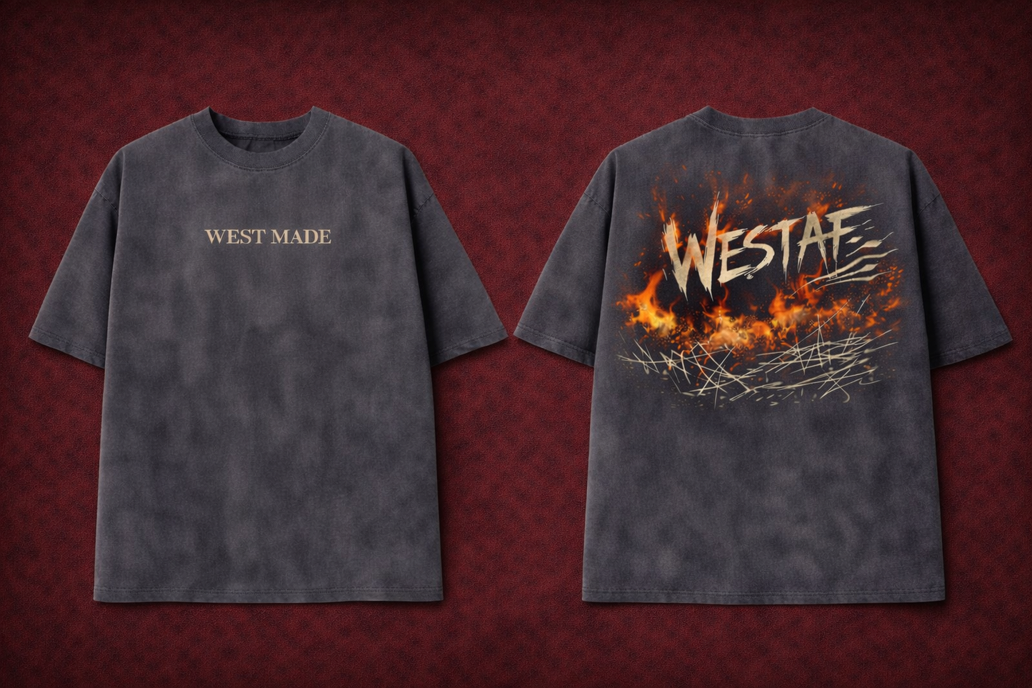 Westmade by westaf chaos washed black tee